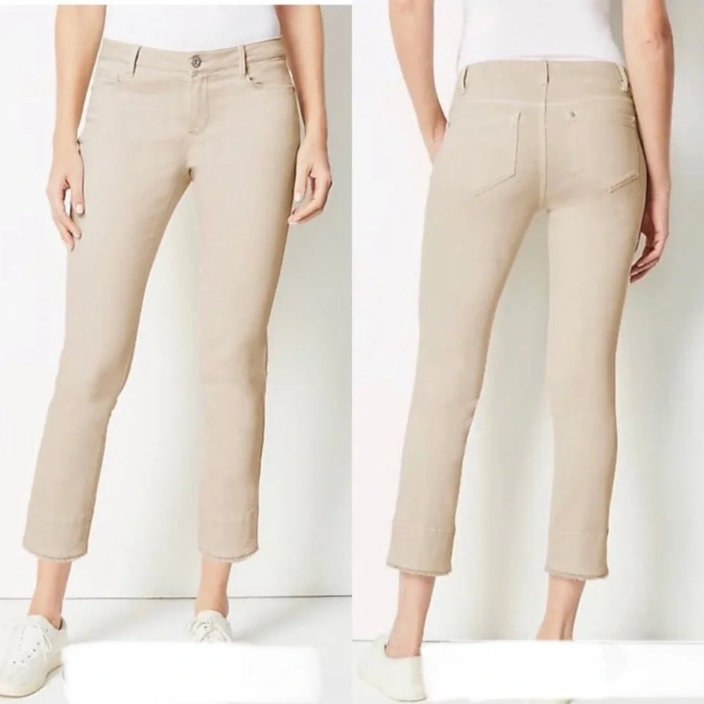 J. Jill Denim Slim Boyfriend Straight Leg Jeans, size 2P